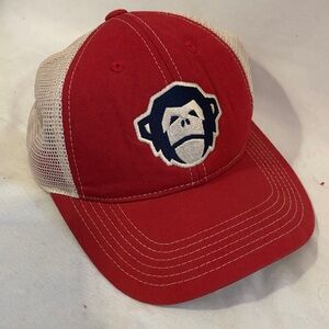 Howler Brothers Monkey Logo Red Hat Cap